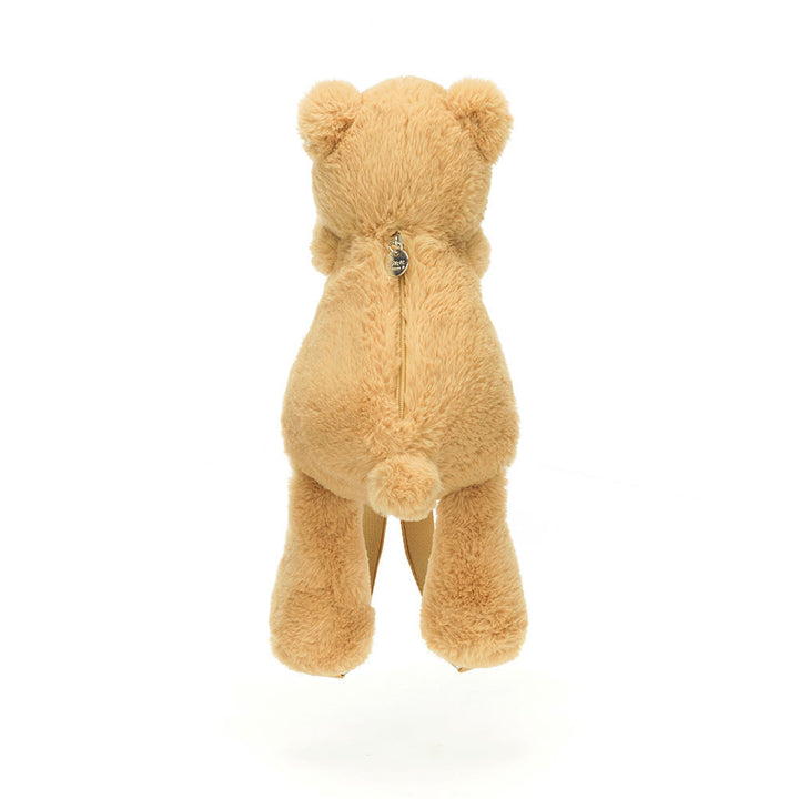 Smudge Bear Plush Backpack  Jellycat   