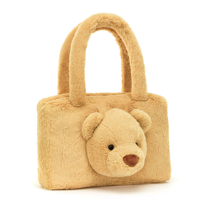 Smudge Bear Plush Tote Bag  Jellycat   