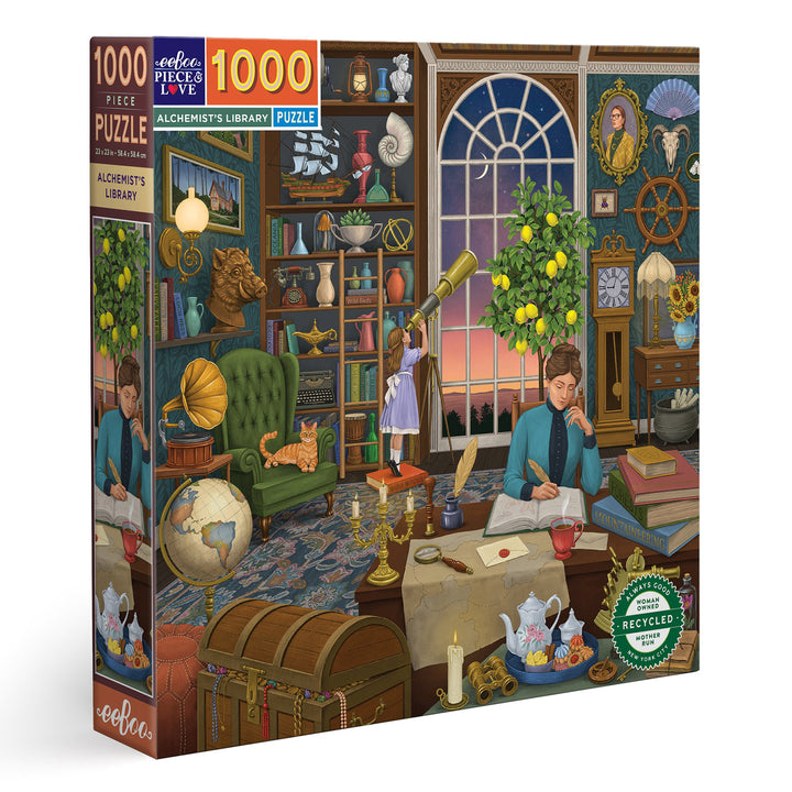 Alchemist's Library 1000 Piece Puzzle Jigsaw Puzzles eeBoo   