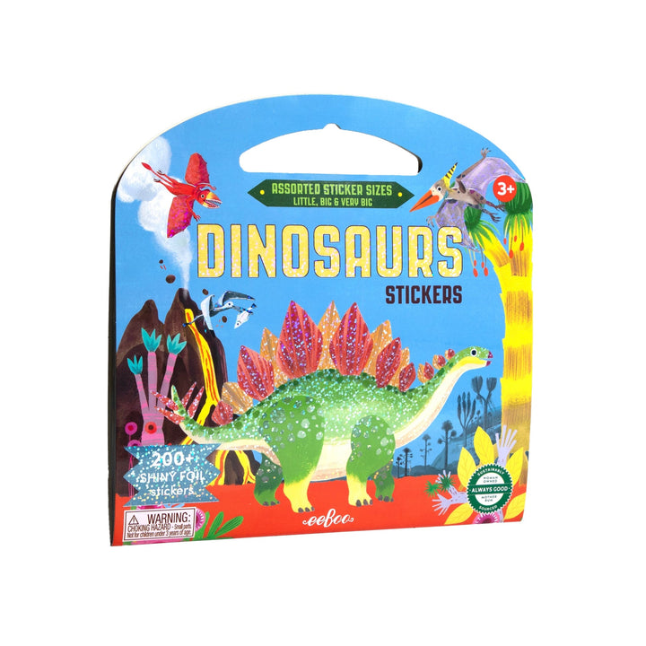 Dinosaurs Shiny Sticker Book  eeBoo   