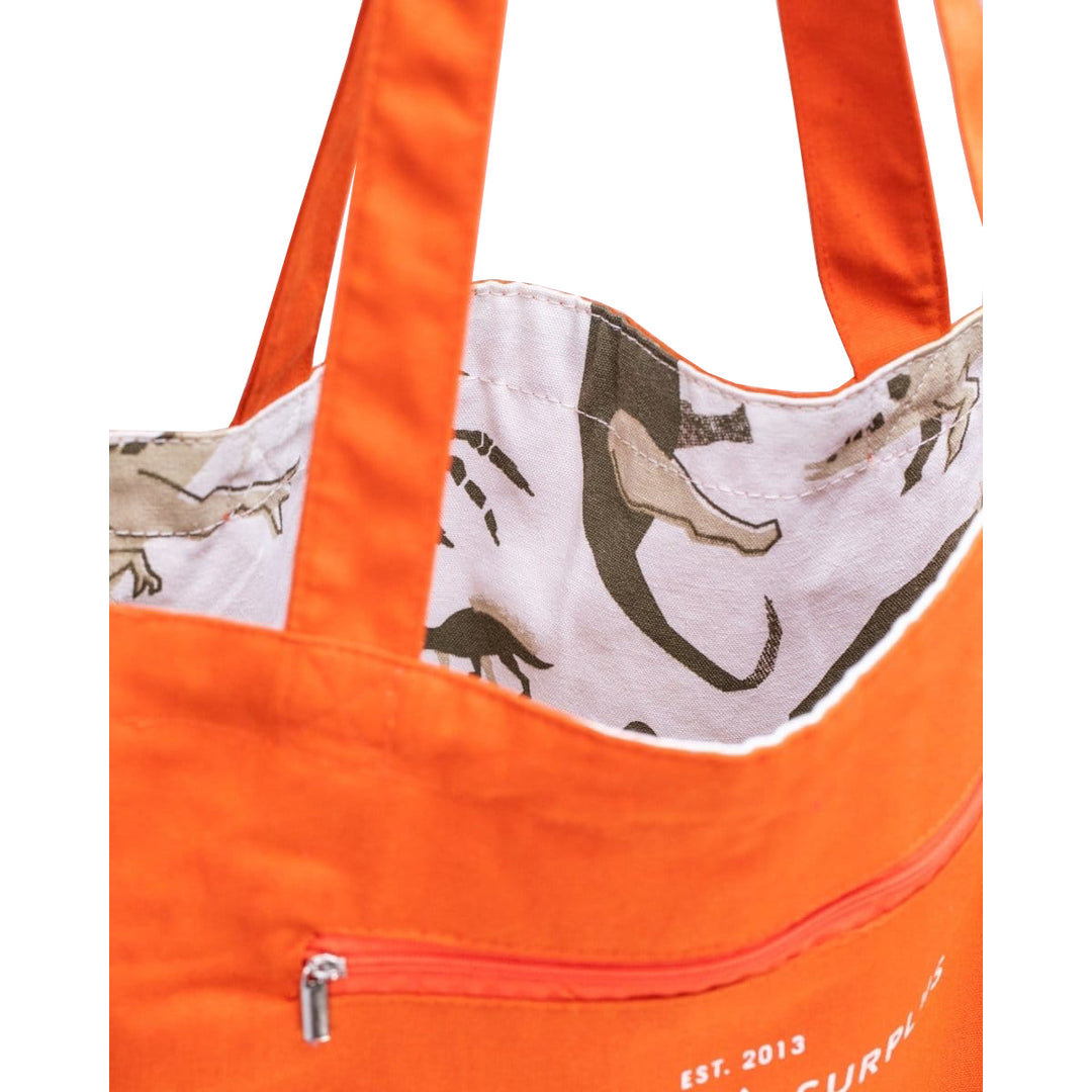 Retro Paleontology Tote Bag