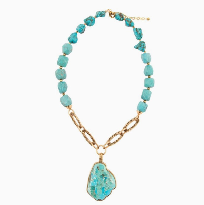 Necklace Blue Thistle