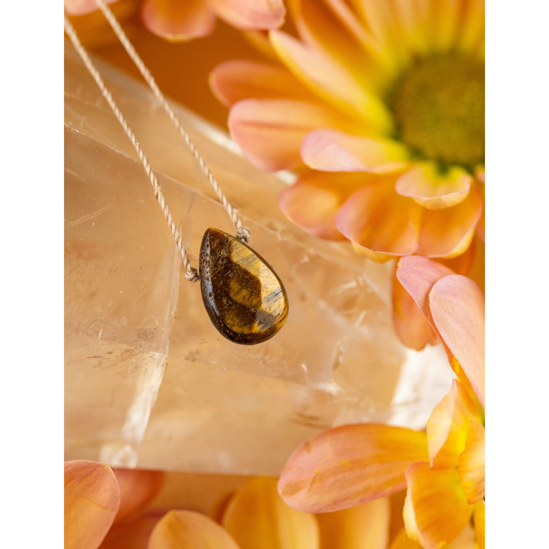 Tiger Eye Empowerment Necklace  SoulKu   