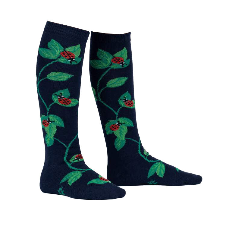 Youth Luck be a Lady Bug Knee Socks