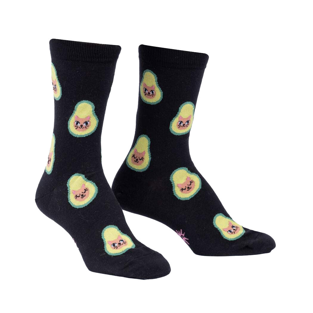 Women's Avocato Crew Socks