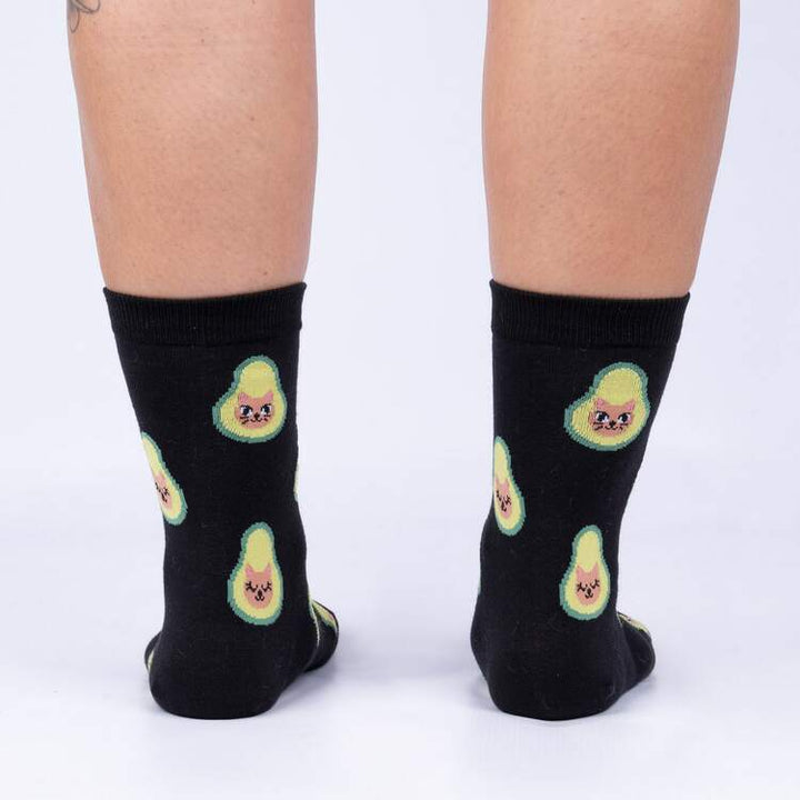 Women's Avocato Crew Socks