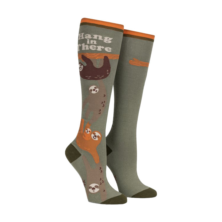 Women's Hang in There Knee High Socks
