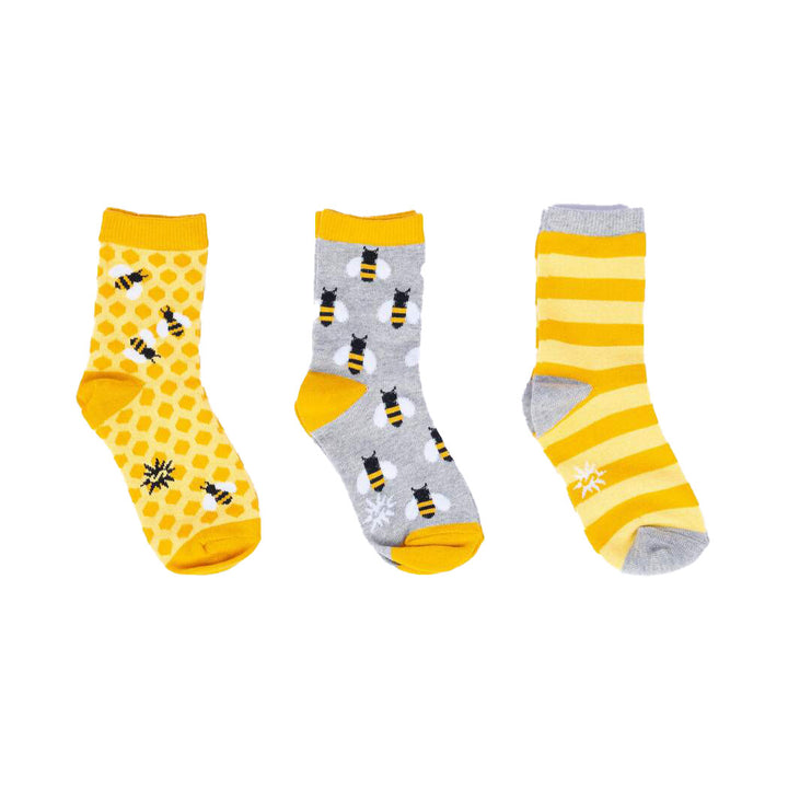 Junior Bee's Knees Crew Socks 3-Pack