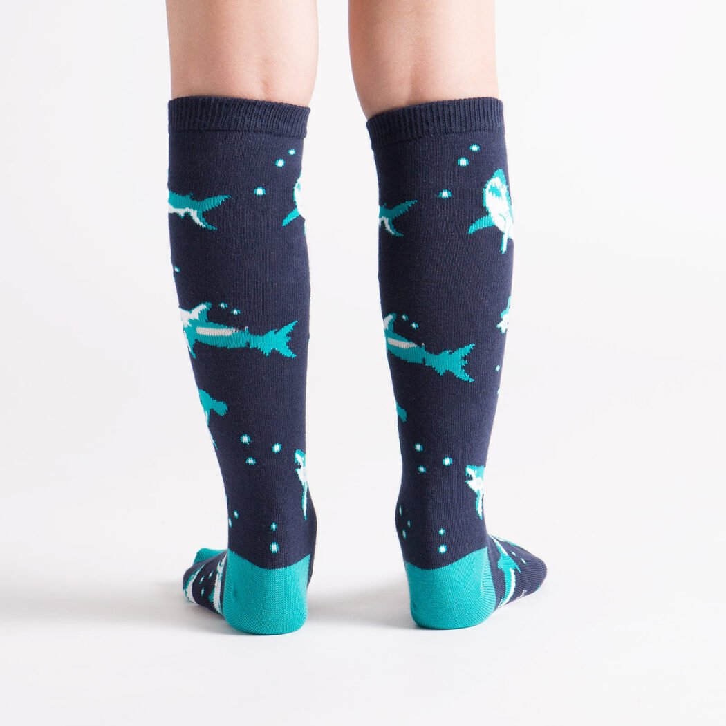 Youth Shark Attack Knee Socks