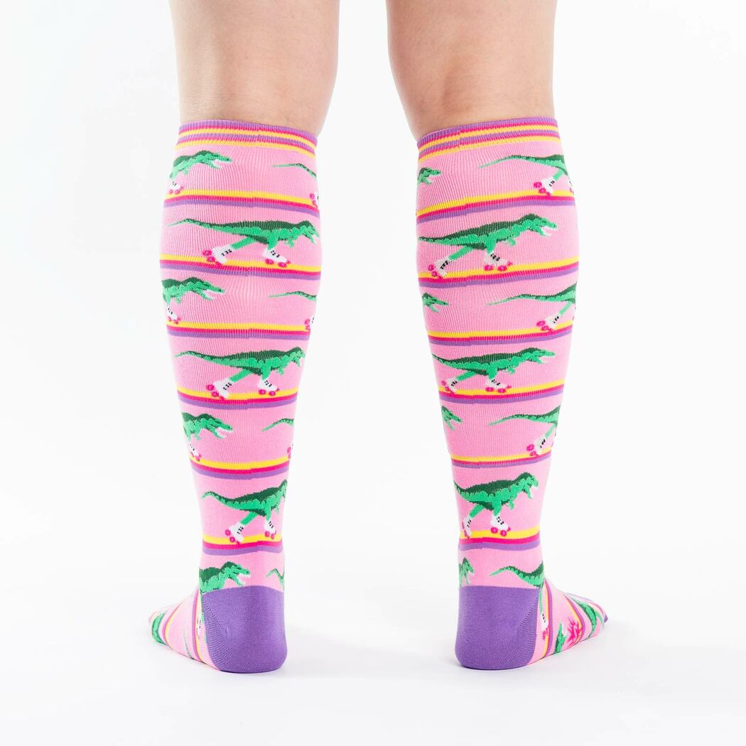 Women's Rawr-ler Rink Knee High Socks