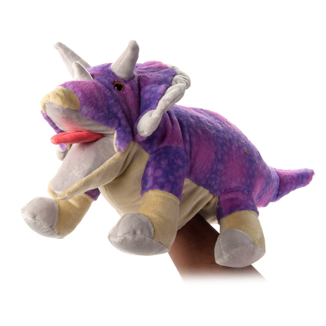 Triceratops Plush Puppet  Petting Zoo   