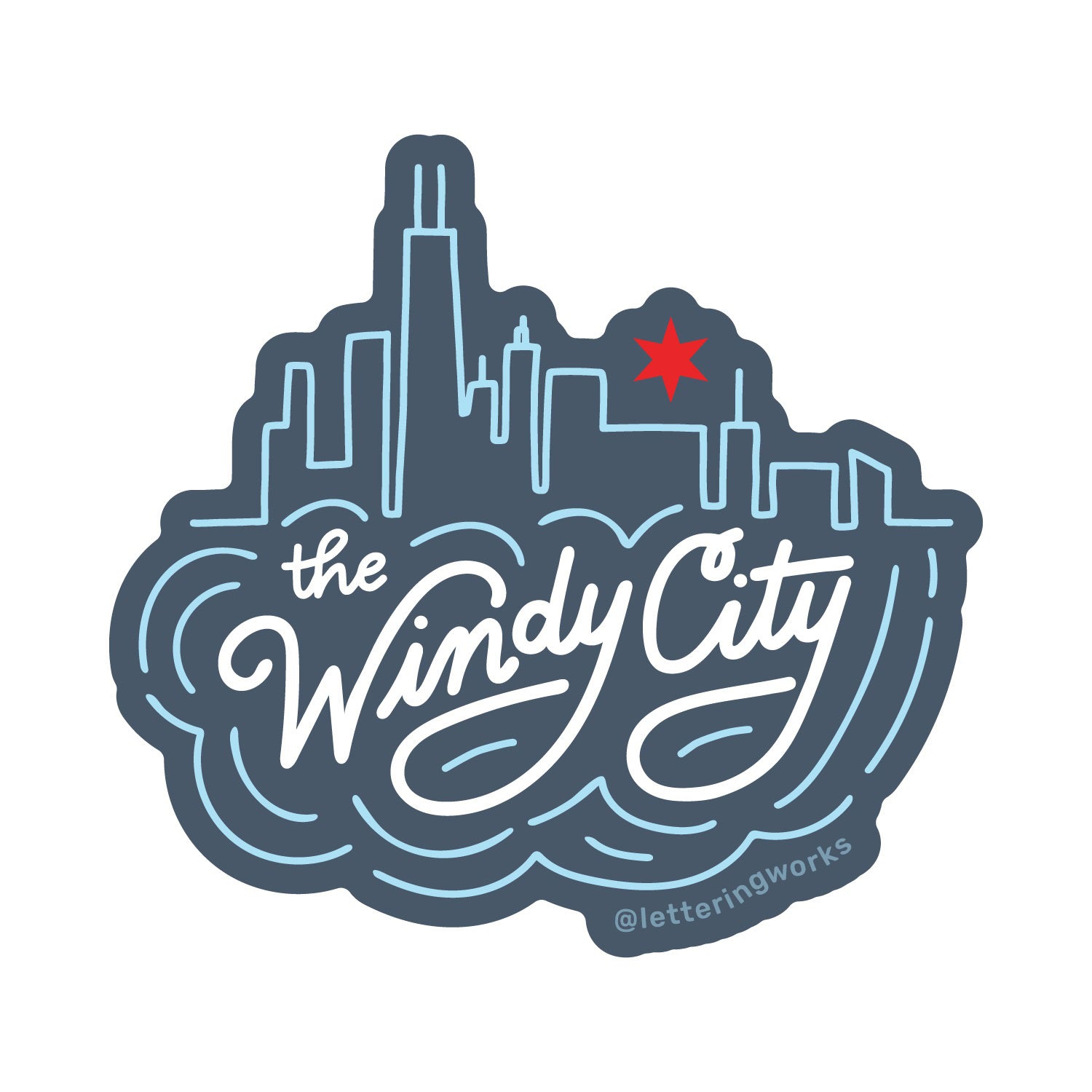 Windy City Sticker