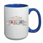 Mug Colored Banners Building