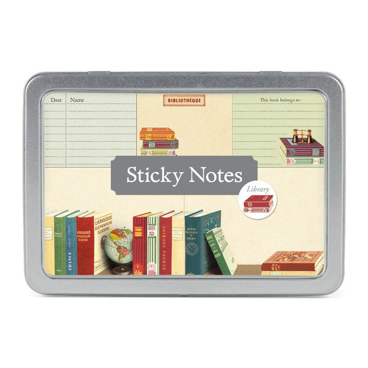 Library Book Sticky Notes  Cavallini Papers & Co   