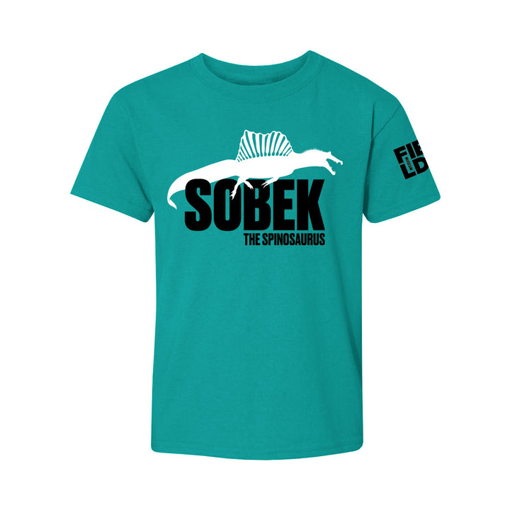 Youth Sobek the Spinosaurus T-Shirt - Teal  Field Museum Store   