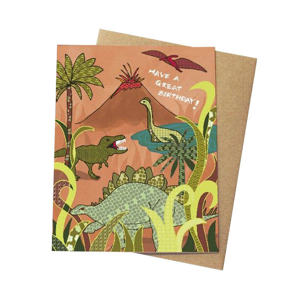 Dinosaur Birthday Card  cynla   