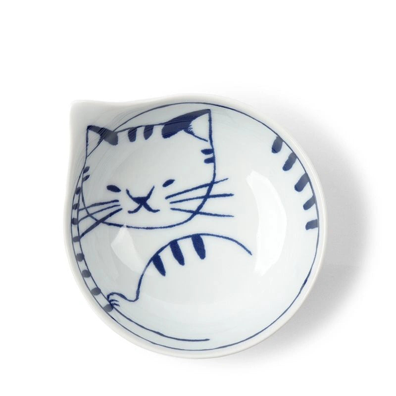 Nekotori Striped Cat Bowl  Miya Company   