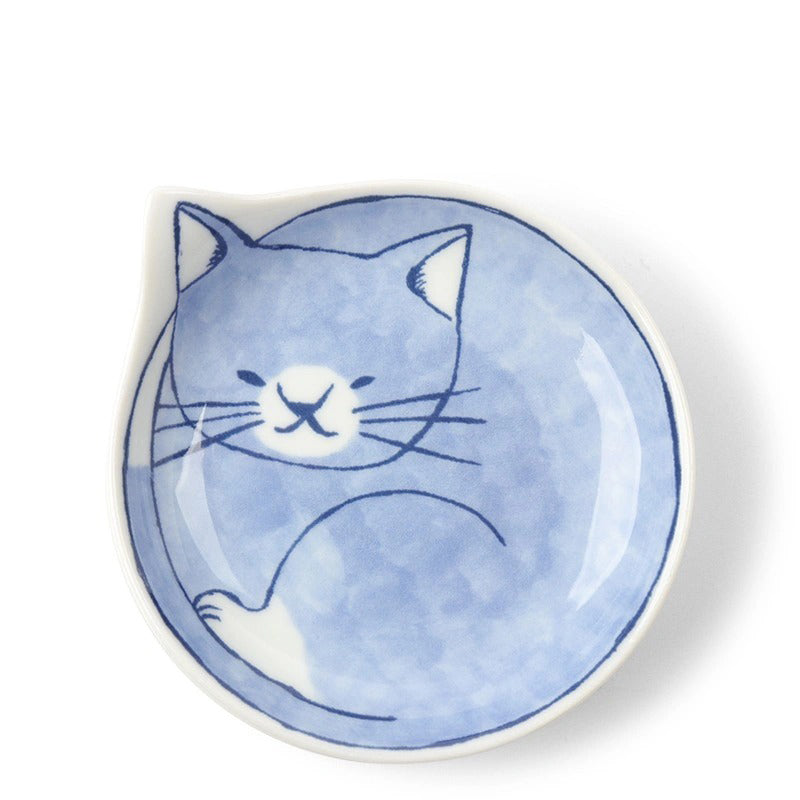 Nekotori Blue Cat Plate  Miya Company   