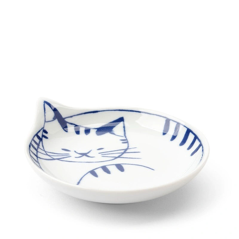 Nekotori Striped Cat Plate  Miya Company   