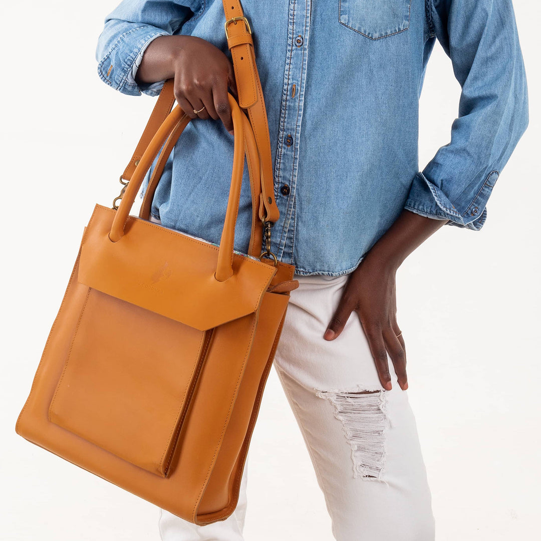 Nakuru Leather Bag - Tan