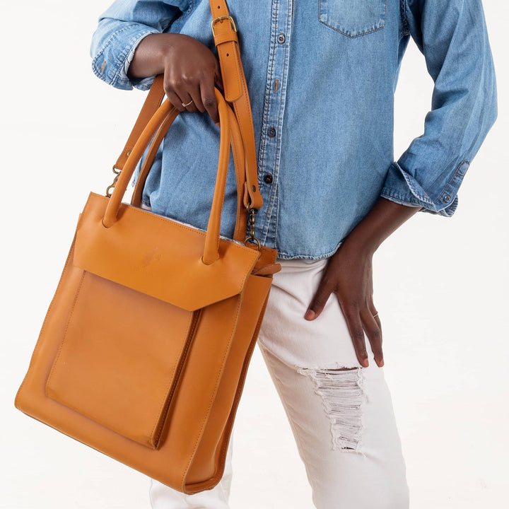 Nakuru Leather Bag - Tan