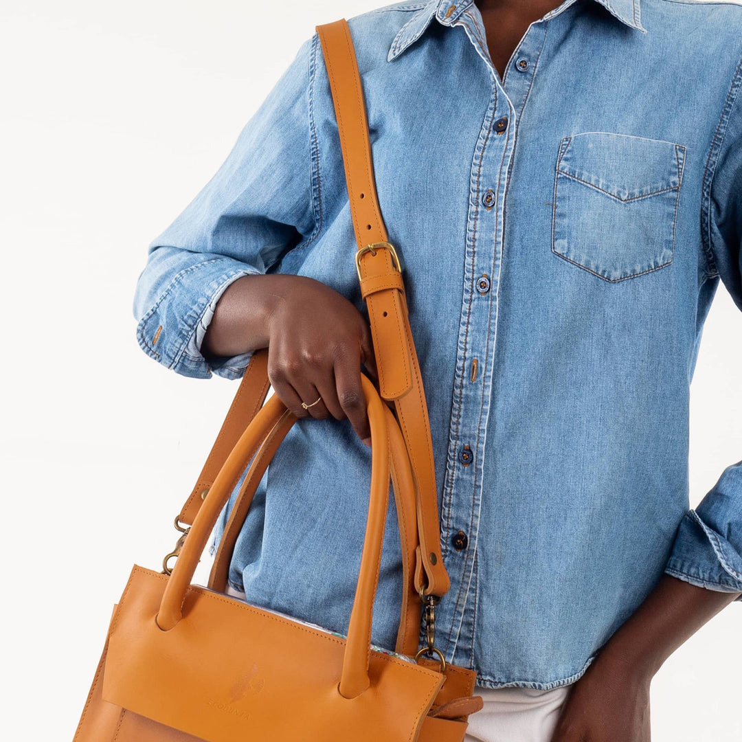 Nakuru Leather Bag - Tan