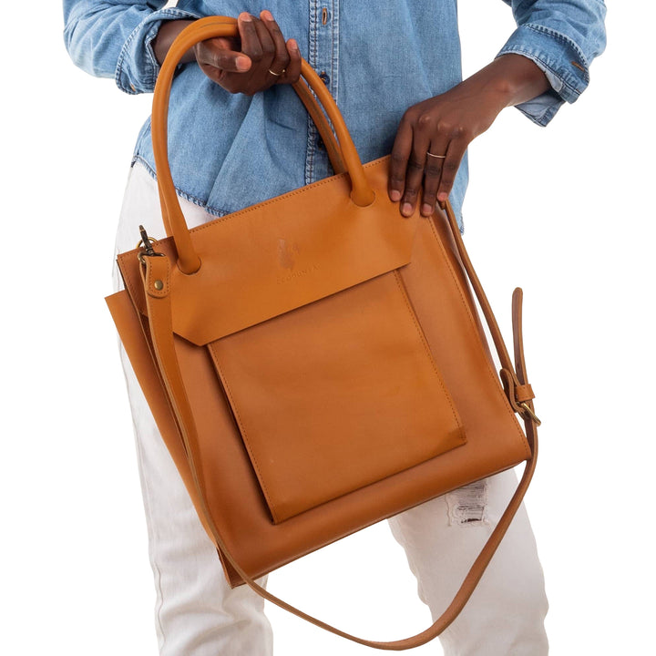 Nakuru Leather Bag - Tan