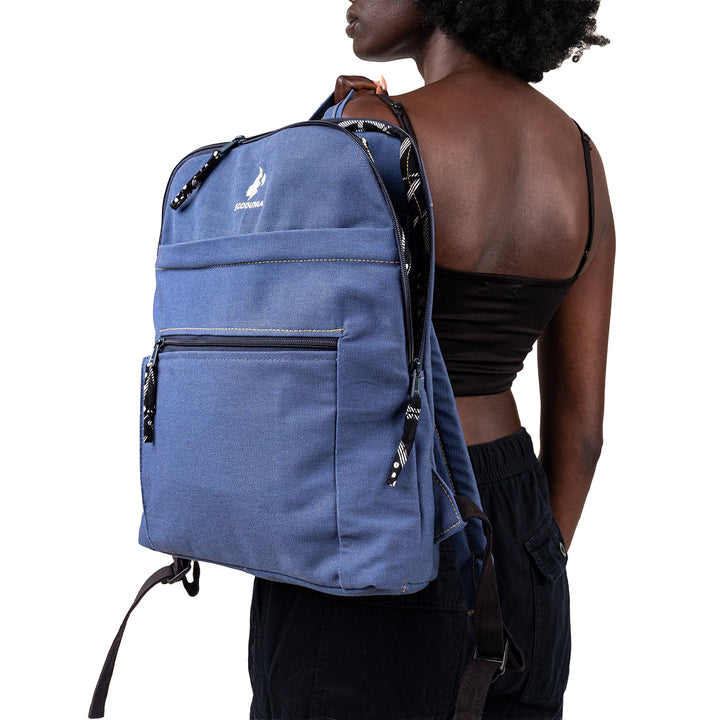 Zanzi Backpack - Blue  Ecodunia   