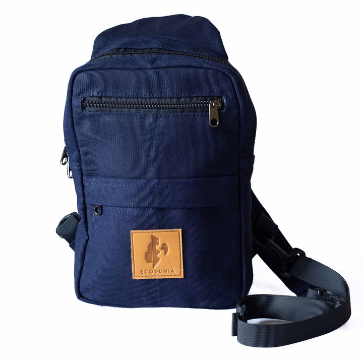 Umoja Sling Bag - Navy  Ecodunia   