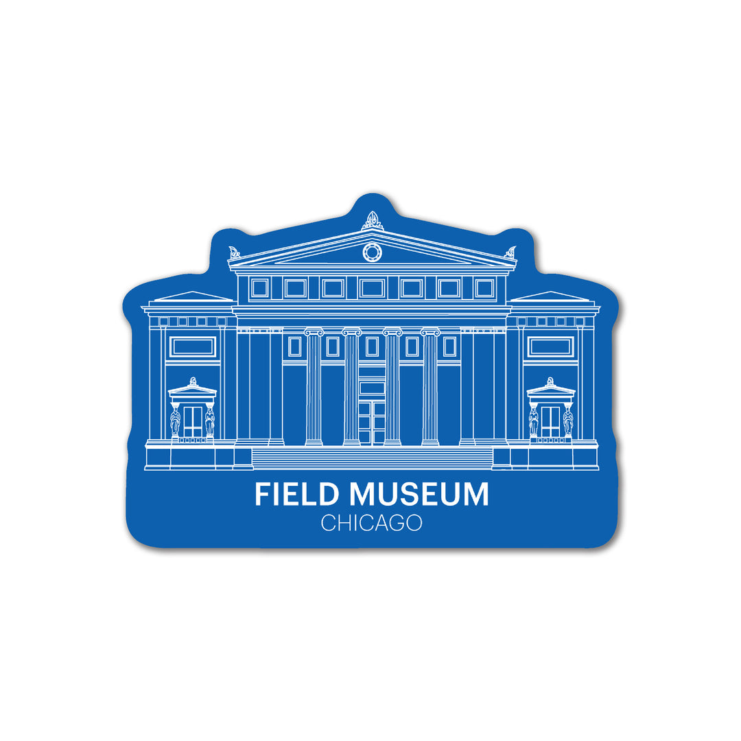 Field Museum Facade Sticker Decorative Stickers Sticker Ninja