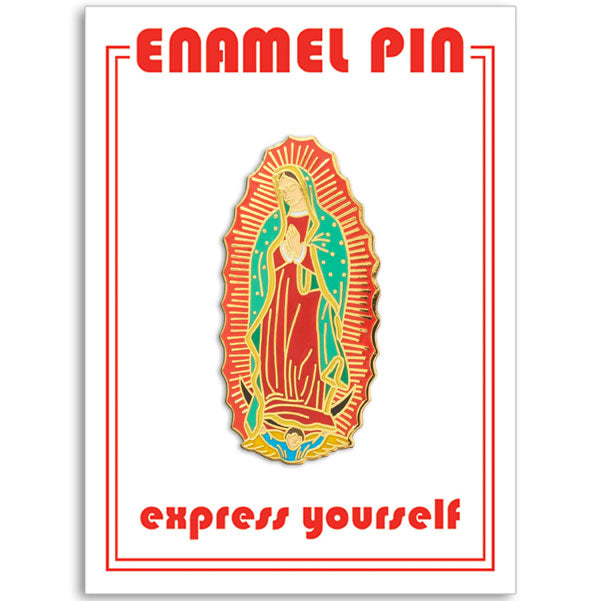 Virgin Guadalupe Enamel Pin Brooches & Lapel Pins The Found   