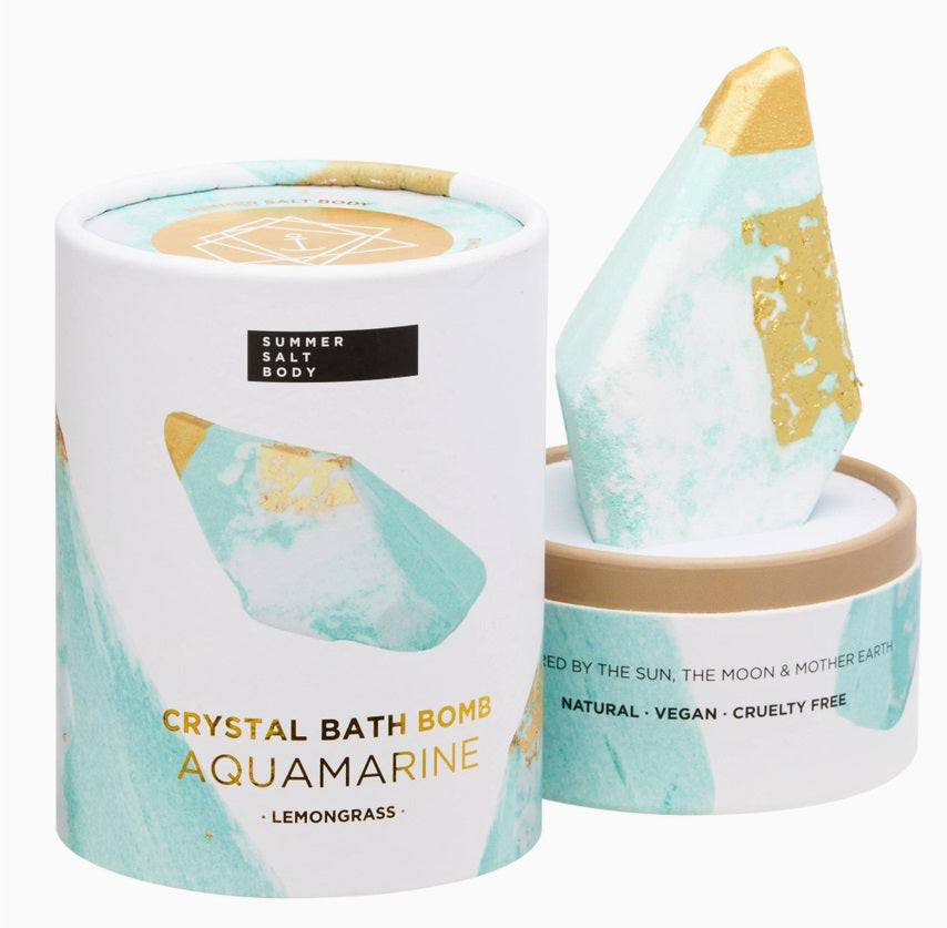 Aquamarine Bath Bomb Open Box