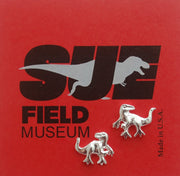 SUE the T. rex Silver Earrings