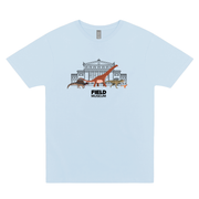 Museum Building Dinosaur Parade Adult Tee