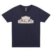Museum Building Banners Adult Tee