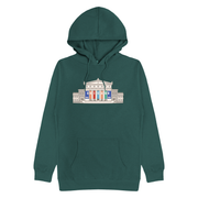 Museum Building Banners Adult Hoodie