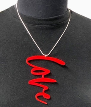 Vertical Love Necklace