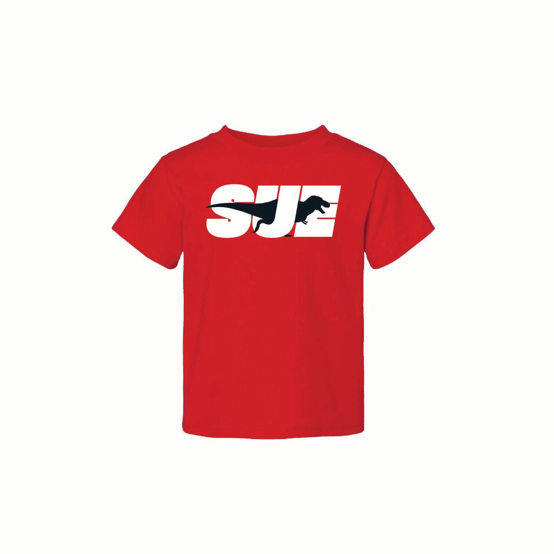 SUE the T. rex Toddler Tee- Red