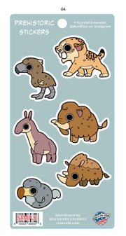 Prehistoric Sticker Set