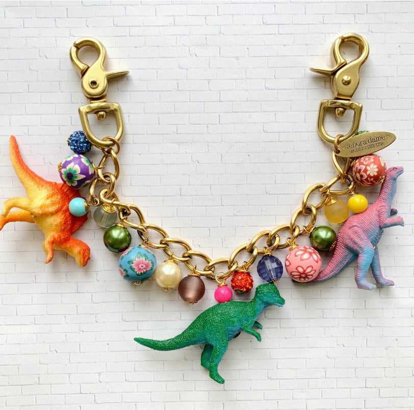 Dinosaur Chain Bag Charm