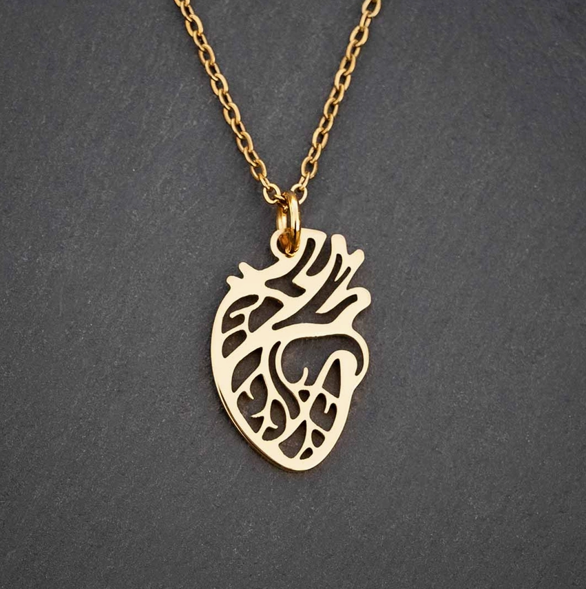 Anatomical Heart Necklace