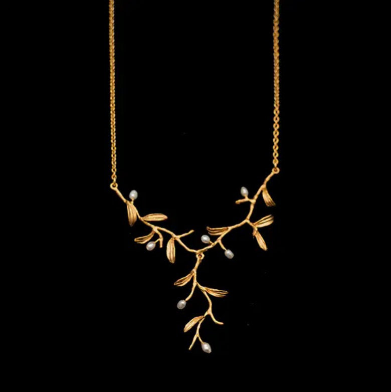 Night Willow Statement Necklace