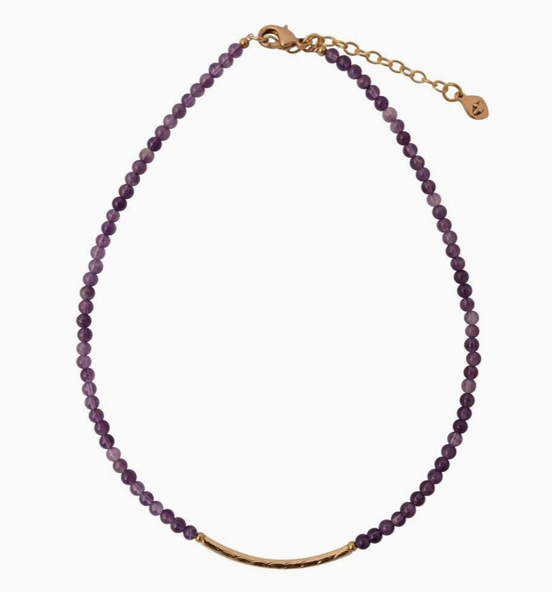 Purple Amethyst Necklace