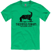 TREX HATES PUSHUPS YOUTH TEE