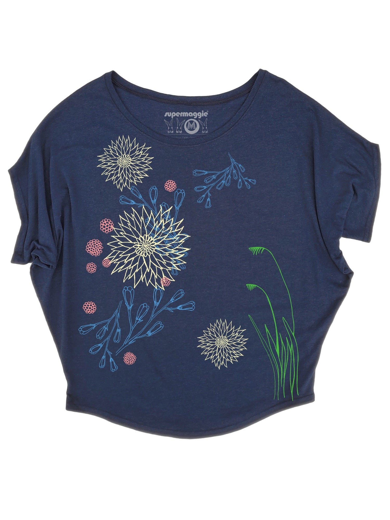 Night Blooms Ladies Tee Front