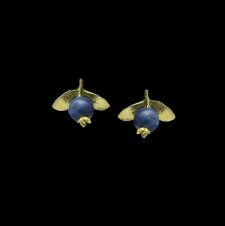 Blueberry Post Earrings