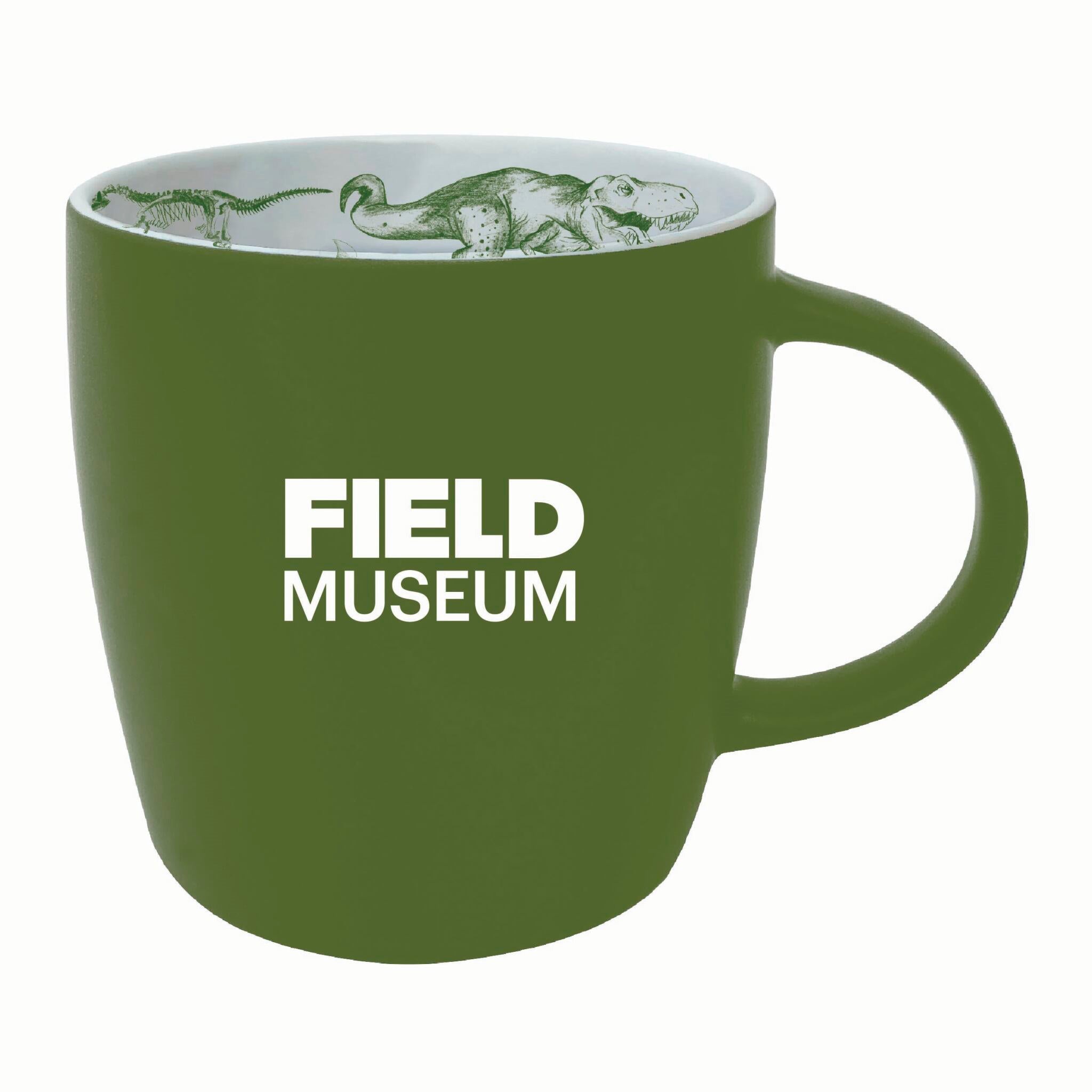 Mug T. rex Repeat Green