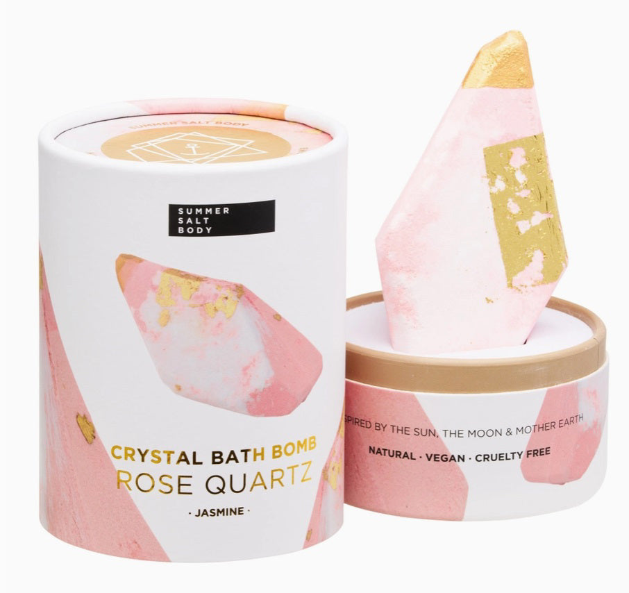 Rose Quartz Bath Bomb Open Box