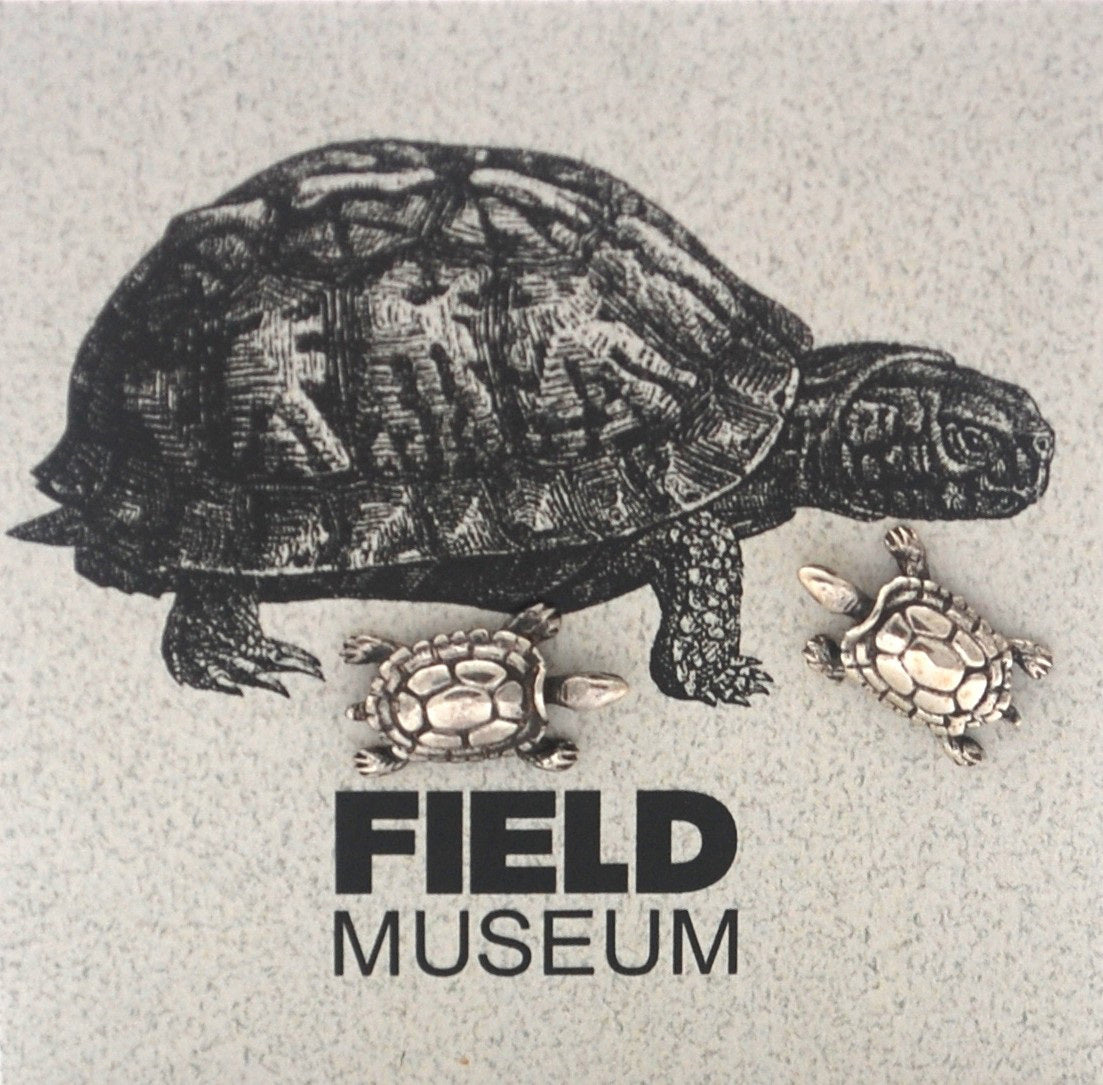 ER TURTLE POST SILVER FIELD BACKER