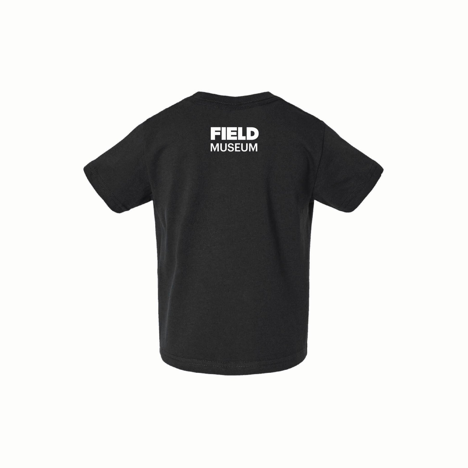 SUE the T. rex Toddler Tee Black Back
